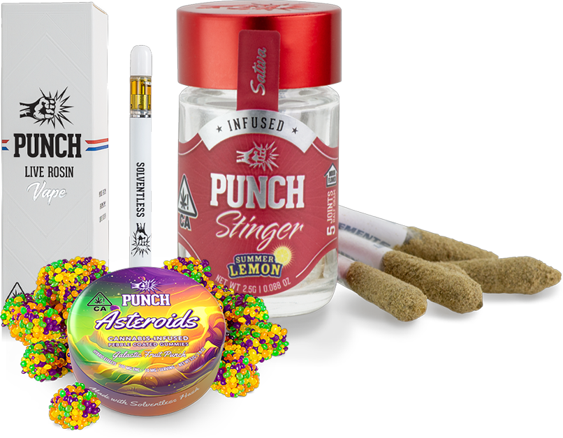 punch cannabis edibles and extract products